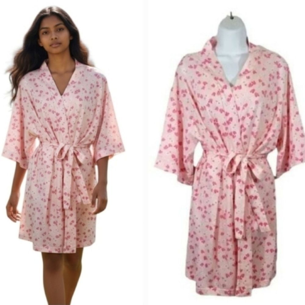 Vintage Y2K Secret Treasures 3 PC Robe and Matching Nightie Size Medium